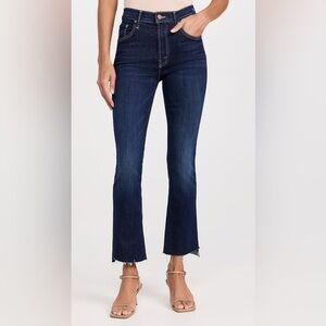 Mother The Insider Crop Step Fray Jeans Size: 28